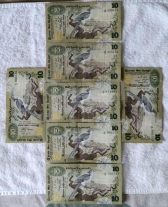 Old Ceylon money